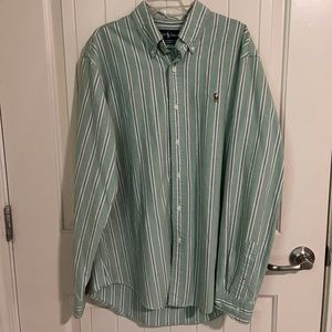 Mens long sleeve Polo Ralph Lauren striped button up